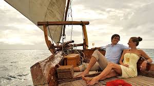 Dhow Sailing at Sunset